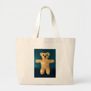 Bolsa Tote Grande Urso de Pelúcia