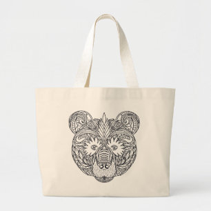 Bolsa Tote Grande Urso inspirado
