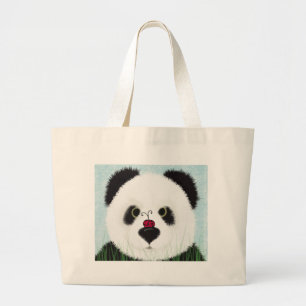 Bolsa Tote Grande Urso Panda Adorável