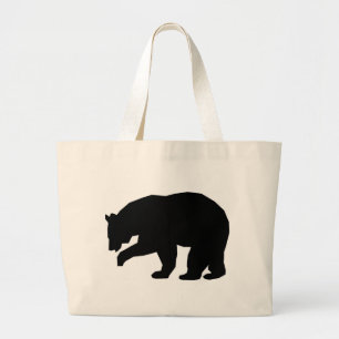 BOLSA TOTE GRANDE URSO PRETO