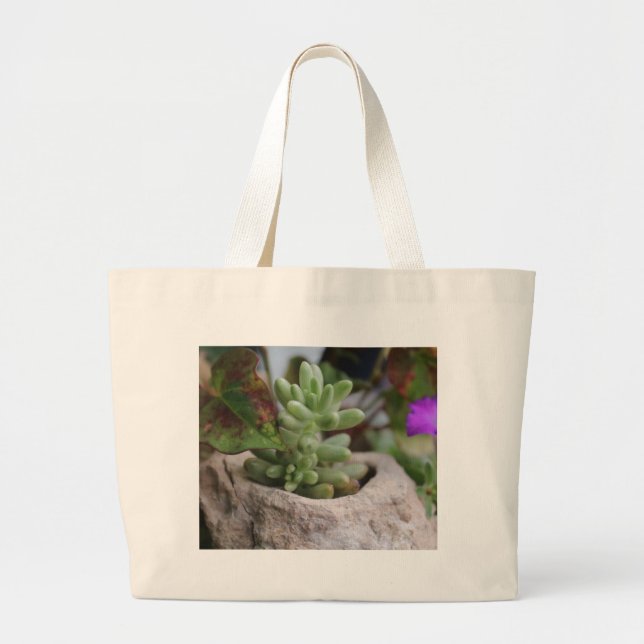 Bolsa Tote Grande Usina de Sucultura e Chameleon (Frente)