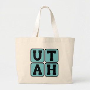 Bolsa Tote Grande UTAH Estado da Colmeia EUA Salt Lake City Mórmon S