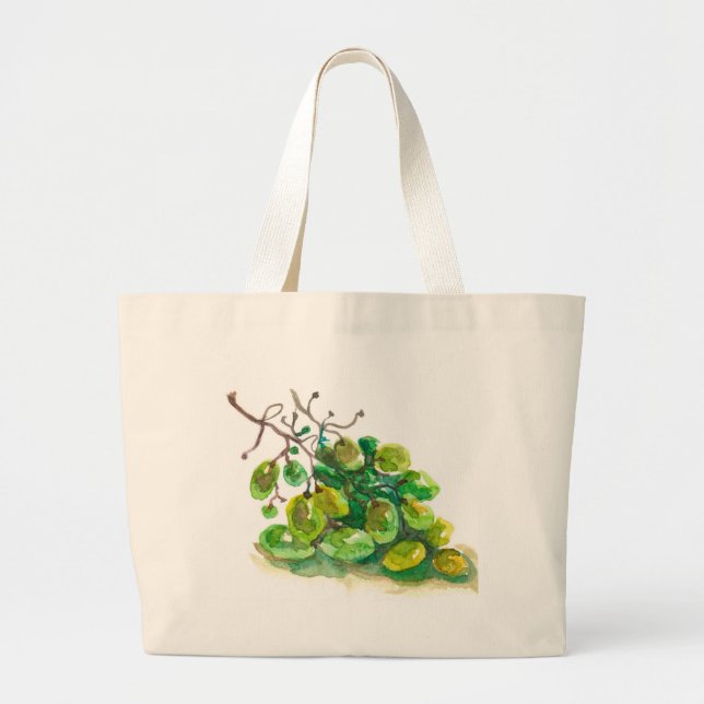 Bolsa Tote Grande Uvas (Frente)