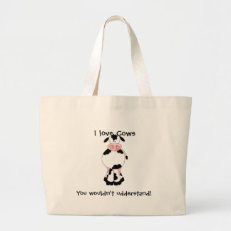 Bolsa Tote Grande Vaca bonito