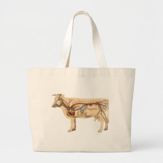 Bolsa Tote Grande Vaca bonito anatômica