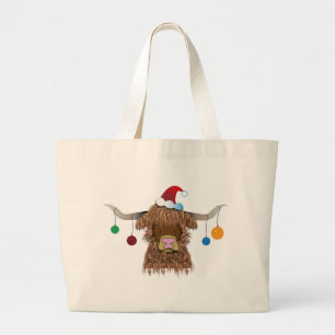 Bolsa Tote Grande Vaca do Natal