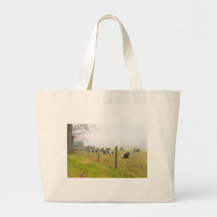 Bolsa Tote Grande Vacas cercadas de Galloway em Rockport Maine