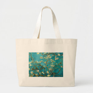 Bolsa Tote Grande Van Gogh Almond Blossoms Impressionismo Clássico