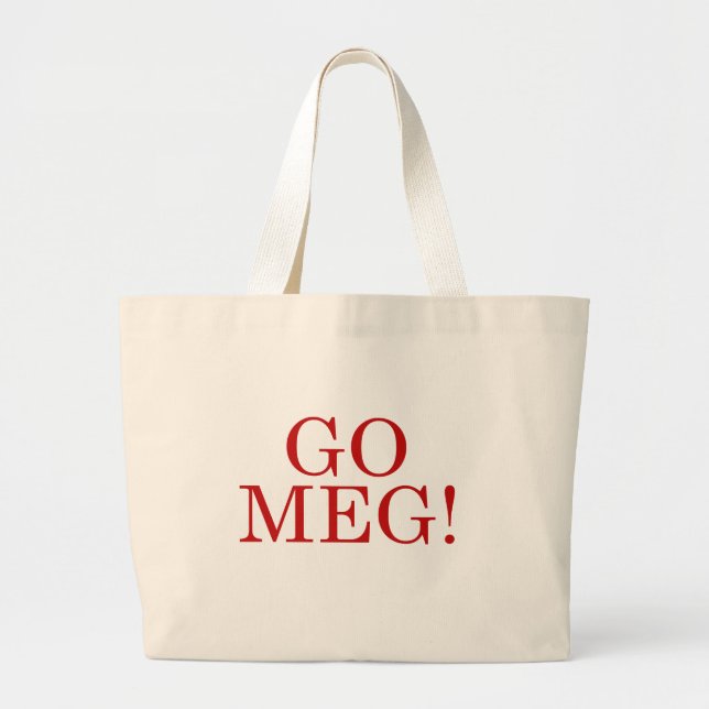 Bolsa Tote Grande Vão os megohns (Frente)