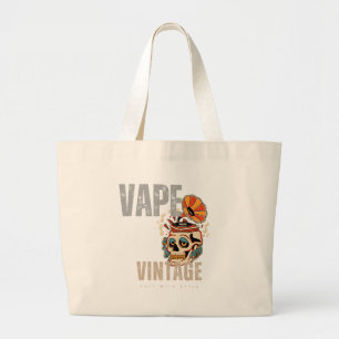 Bolsa Tote Grande Vape Vintage: Puff com classe!
