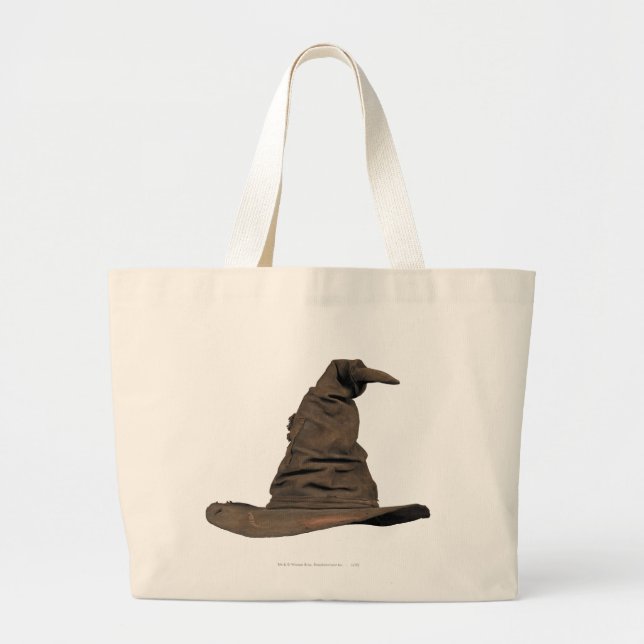 Bolsa Tote Grande Varinha Mágica de Harry Potter | Chapéu Seletor (Frente)