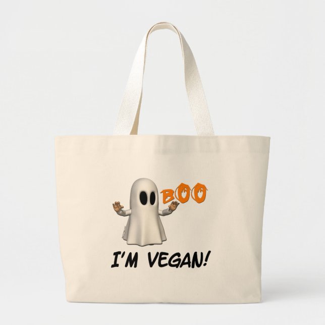 Bolsa Tote Grande Vegan Halloween Bag (Frente)