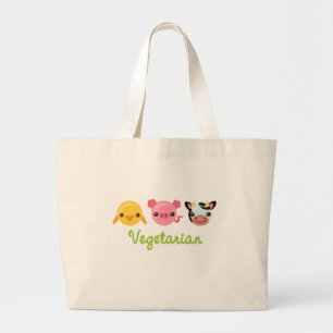 Bolsa Tote Grande Vegetariano