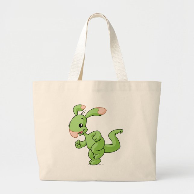 Bolsa Tote Grande Verde de Blumaroo (Frente)