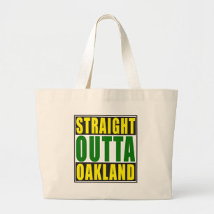 Bolsa Tote Grande Verde reto de Outta Oakland