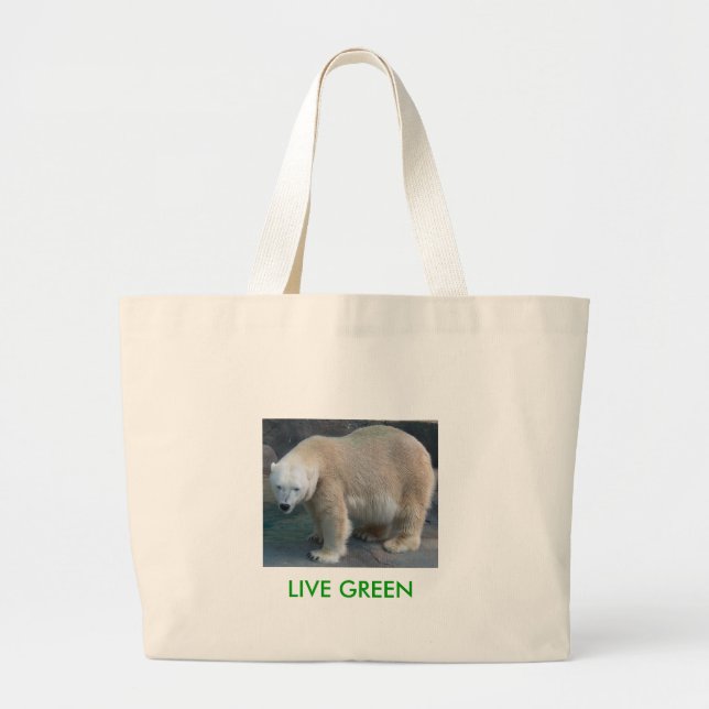 BOLSA TOTE GRANDE VERDE VIVO (Frente)
