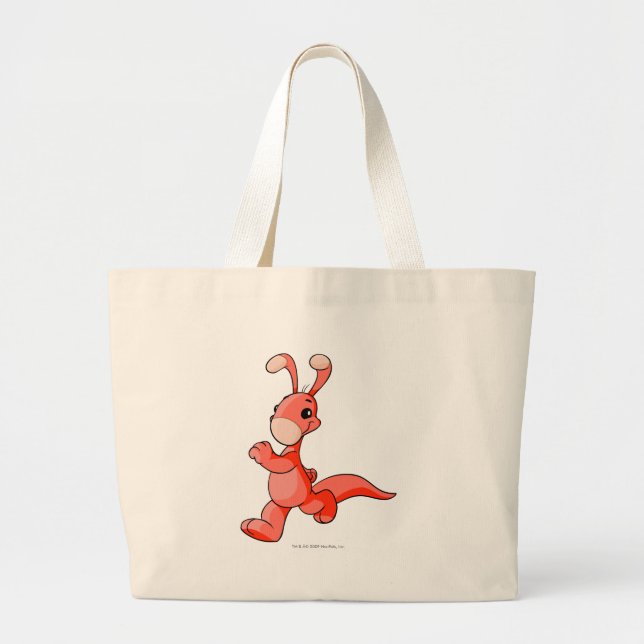 Bolsa Tote Grande Vermelho de Blumaroo (Frente)
