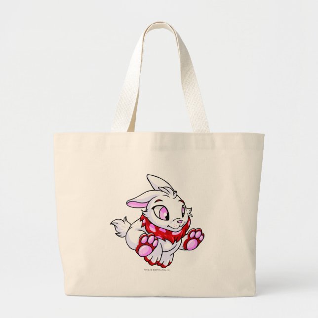 Bolsa Tote Grande Vermelho de Cybunny (Frente)