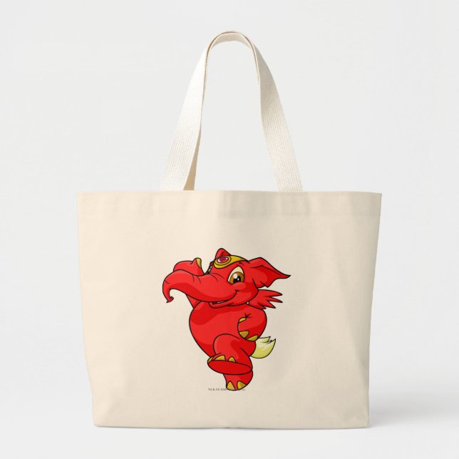 Bolsa Tote Grande Vermelho de Elephante (Frente)