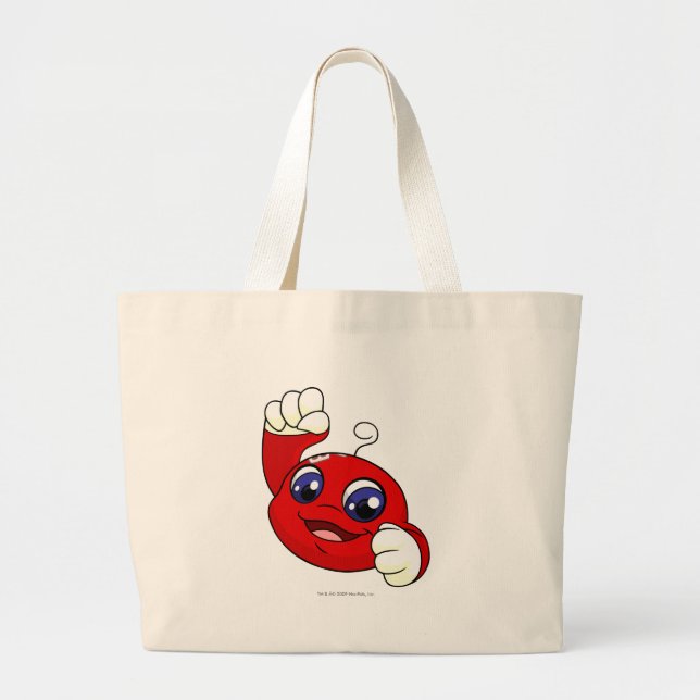 Bolsa Tote Grande Vermelho de Kiko (Frente)