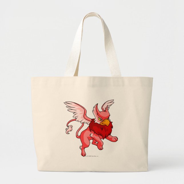 Bolsa Tote Grande Vermelho do Eyrie (Frente)
