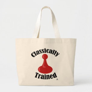 Bolsa Tote Grande Versão do Jogo de Tabuleiro Treinada Classicamente