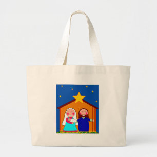 Bolsa Tote Grande Véspera de Natal