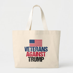 Bolsa Tote Grande Veteranos Contra Trump