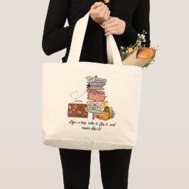 Bolsa Tote Grande Viagem Adventure Tote Bag