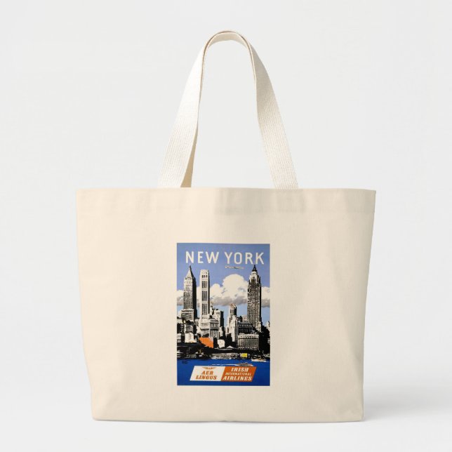 Bolsa Tote Grande Viagem Nova Iorque (Frente)