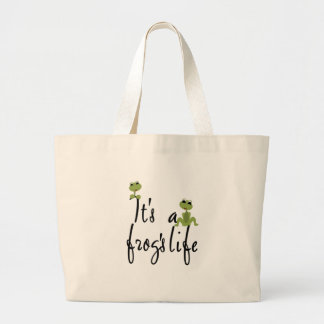 Bolsa Tote Grande Vida dos sapos