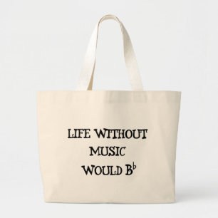 Bolsa Tote Grande Vida sem música