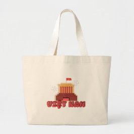 Bolsa Tote Grande VIETNAM Tote Bag - Ho Chi Minh Mausoleum