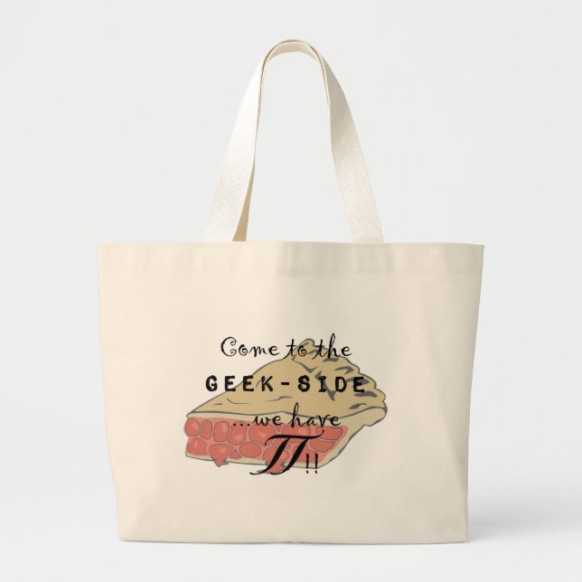 Bolsa Tote Grande Vindo ao Geek-side (Frente)