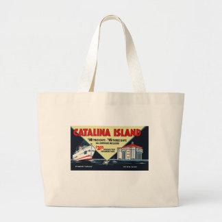 Bolsa Tote Grande Vintage Catalina Island Tote Bag