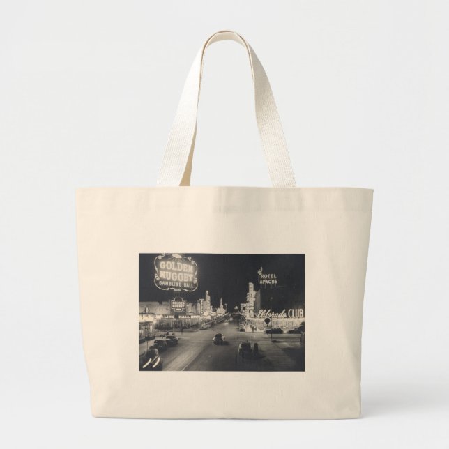 Bolsa Tote Grande Vintage Centro Las Vegas (Frente)