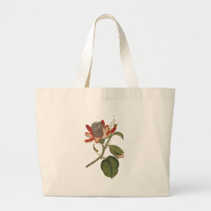 Bolsa Tote Grande Vintage Passion Flower