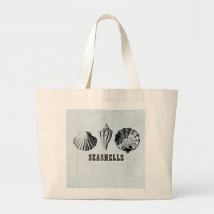 Bolsa Tote Grande Vintage Seashells