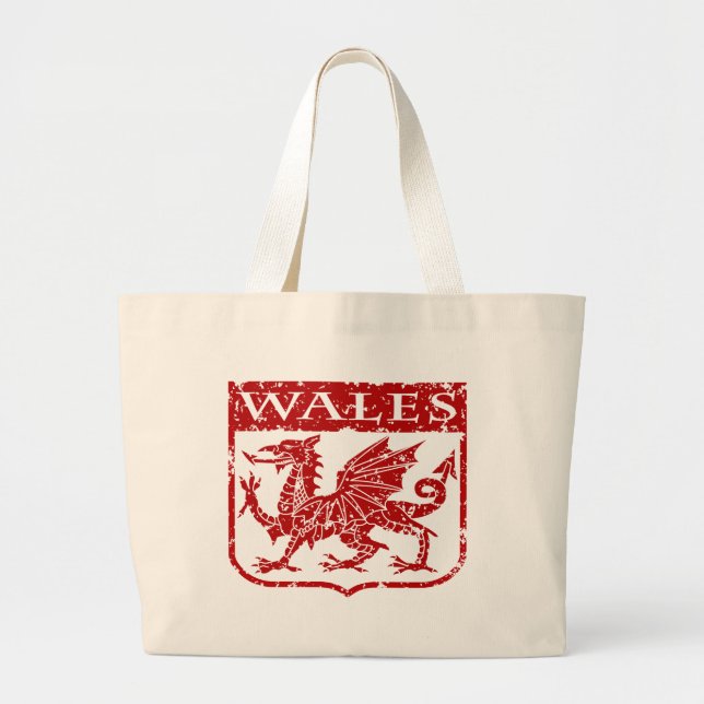 Bolsa Tote Grande Vintage Wales (Frente)