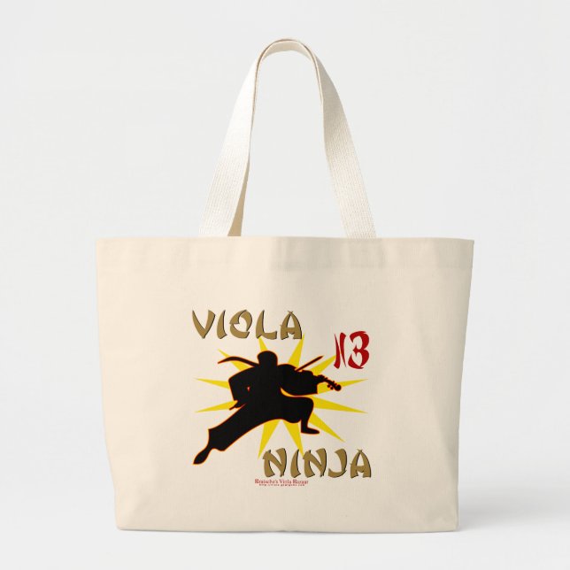 Bolsa Tote Grande Viola Ninja (Frente)