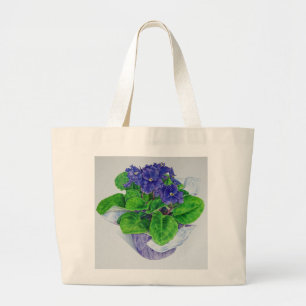 Bolsa Tote Grande Violeta africana