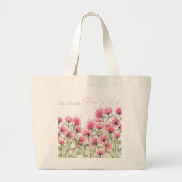 Bolsa Tote Grande Viver Simplesmente. Bloom Wilely