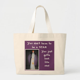 Bolsa Tote Grande Você é uma Expressão de Anjo Estrela