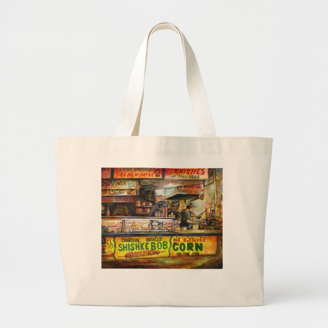 Bolsa Tote Grande Você não pode competir com isso (Frente)