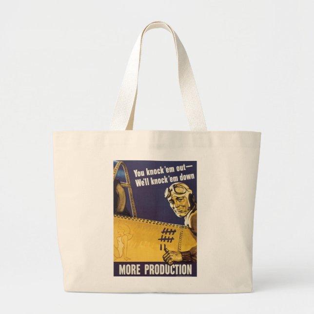 Bolsa Tote Grande Você Os Pega (Frente)