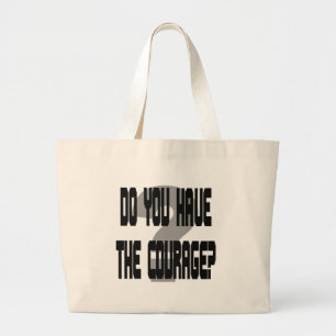 Bolsa Tote Grande Você tem coragem? Gag
