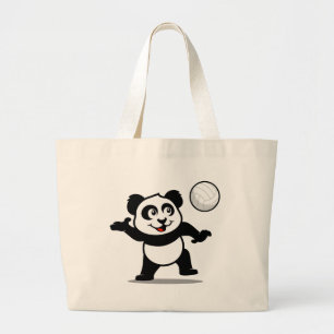 Bolsa Tote Grande Voleibol Panda