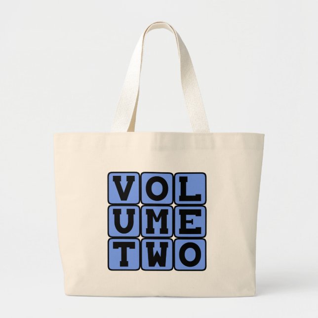 Bolsa Tote Grande Volume Dois, Segundo Volume (Frente)