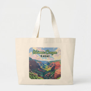 Bolsa Tote Grande Waimea Canyon Kauai Hawaii - Retroativo