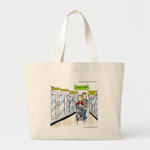 Bolsa Tote Grande Walrus Frozen Comida Section Funny
